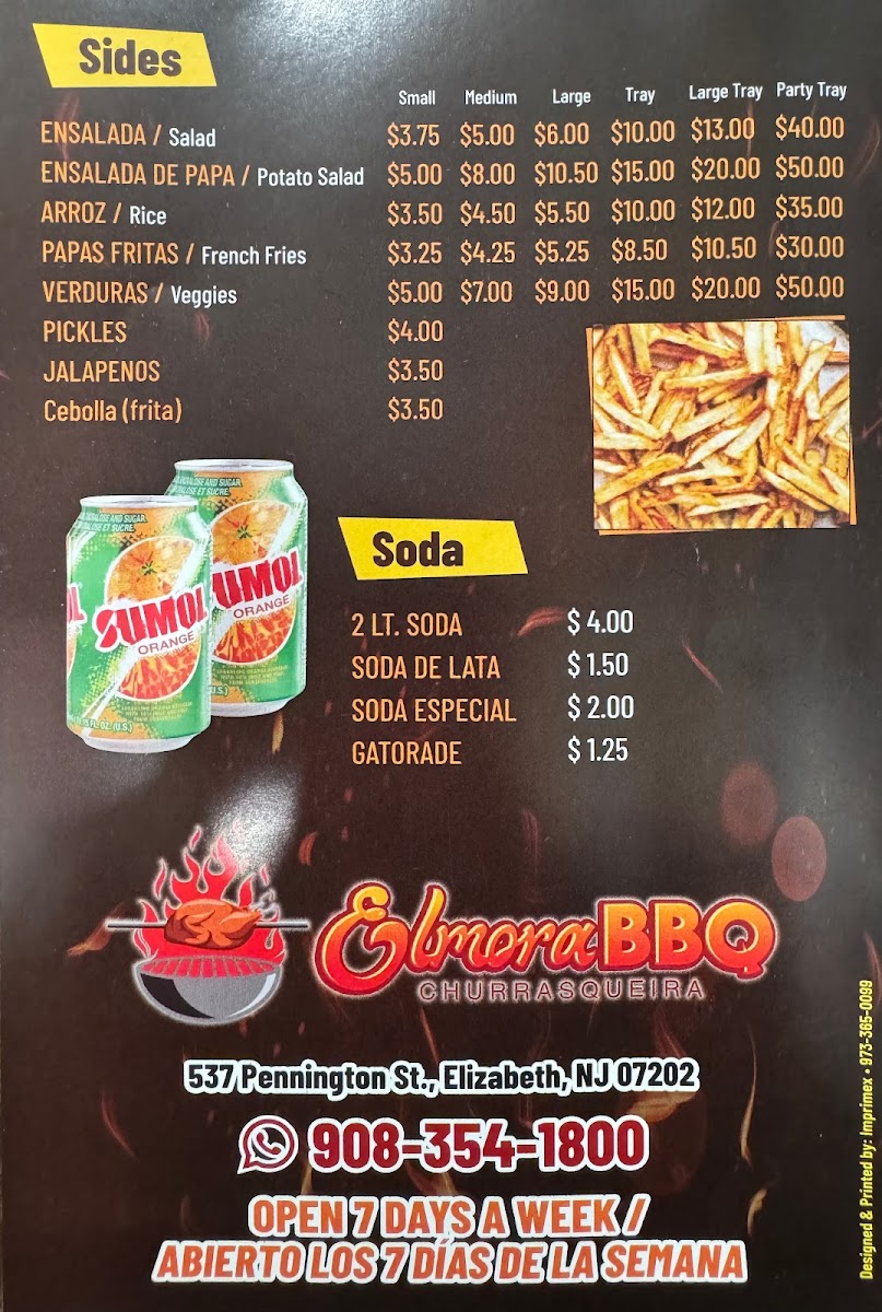 Elmora BBQ Menu - Image 2